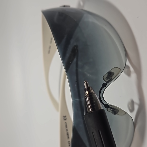 VERSACE VE2054 10008G SUNGLASSES  WHITE/ GREY MOD MADE IN ITALY - Picture 14 of 16